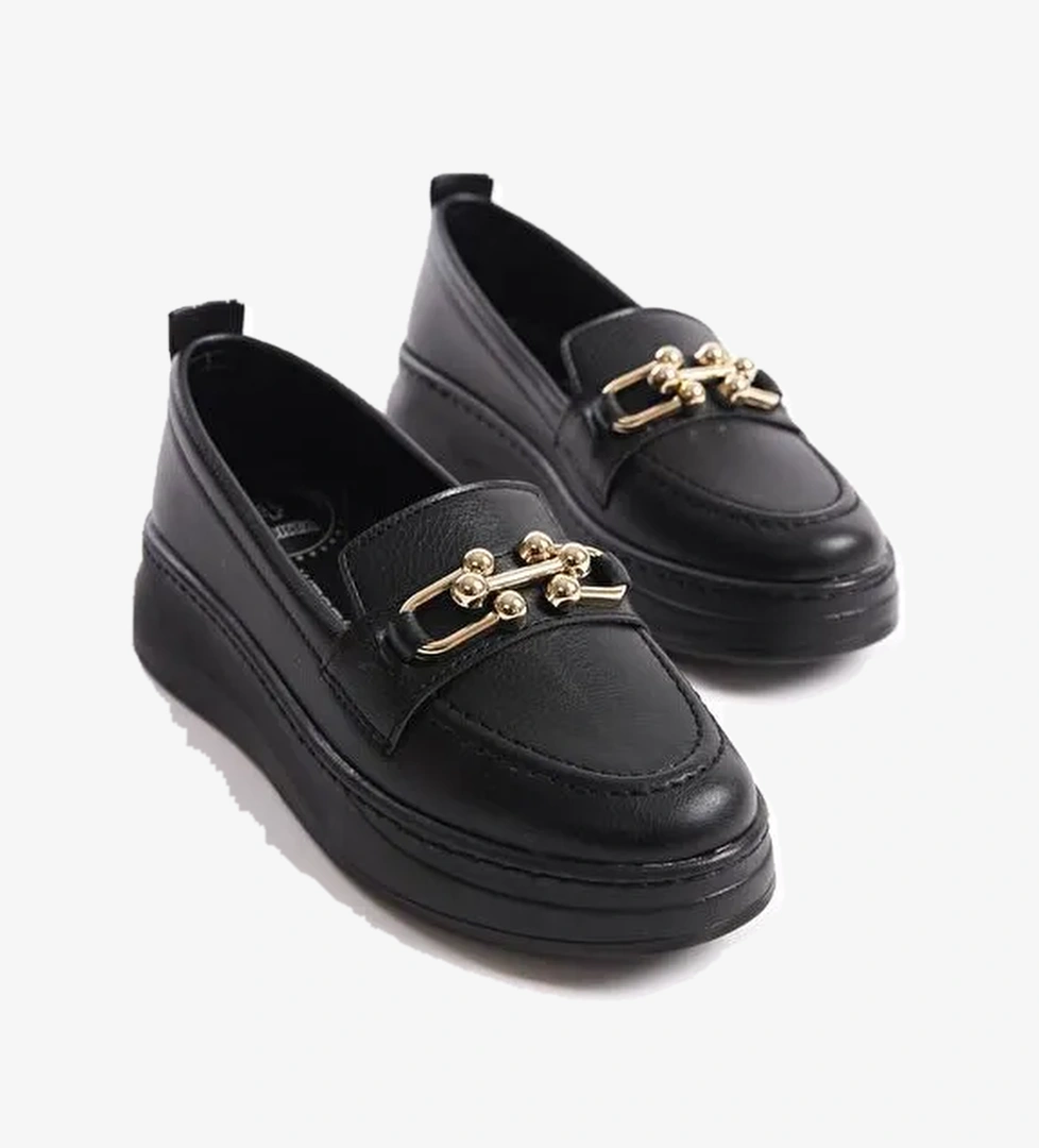 D602 Günlük Ortopedik Kadın Loafer Ayakkabı - Görsel 1