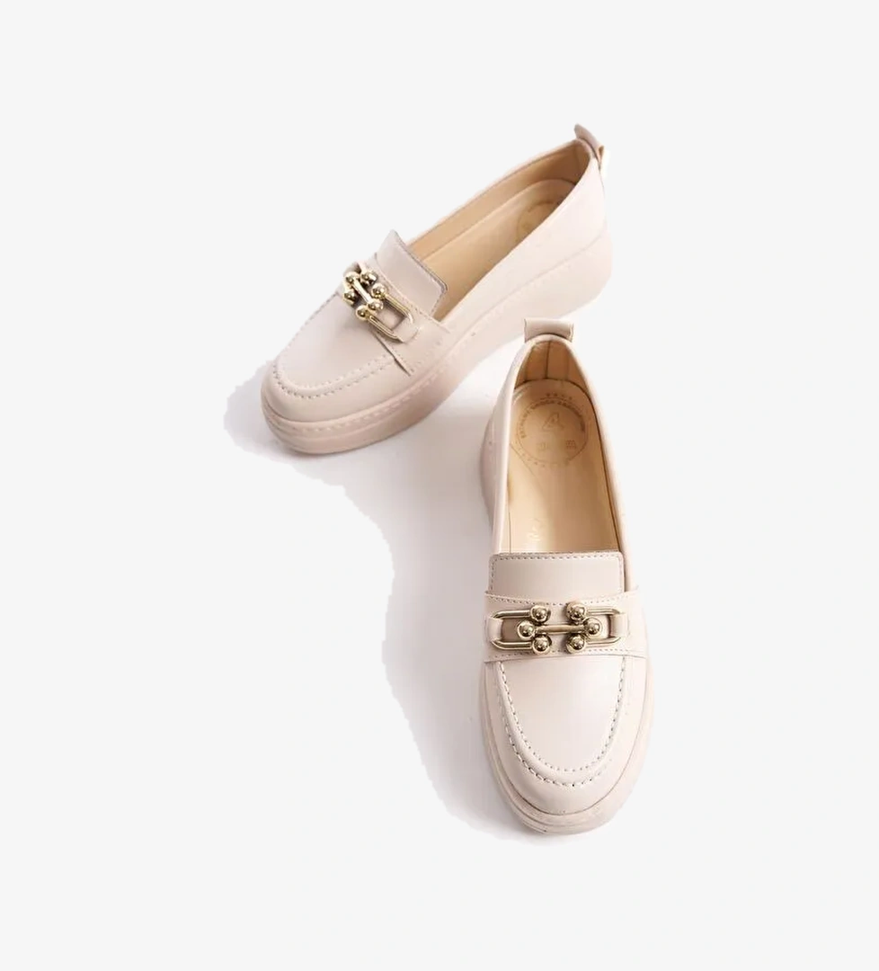 D602 Günlük Ortopedik Kadın Loafer Ayakkabı - Görsel 1