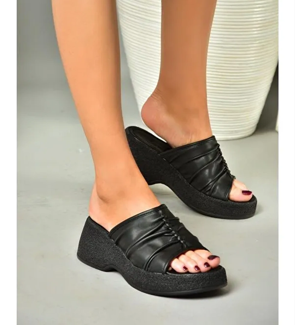 S9964430 Siyah Kadın Terlik