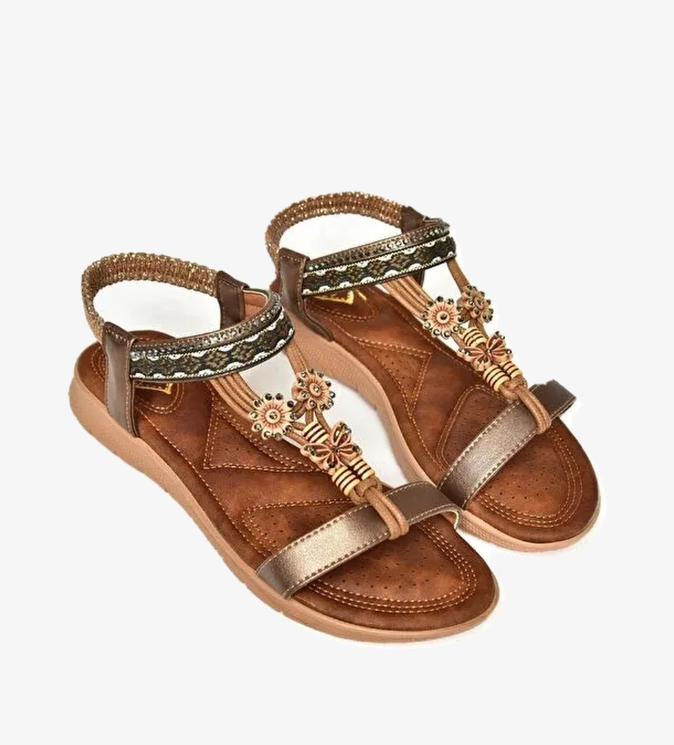 S2580152 Bakır Kadın Sandalet - Görsel 1
