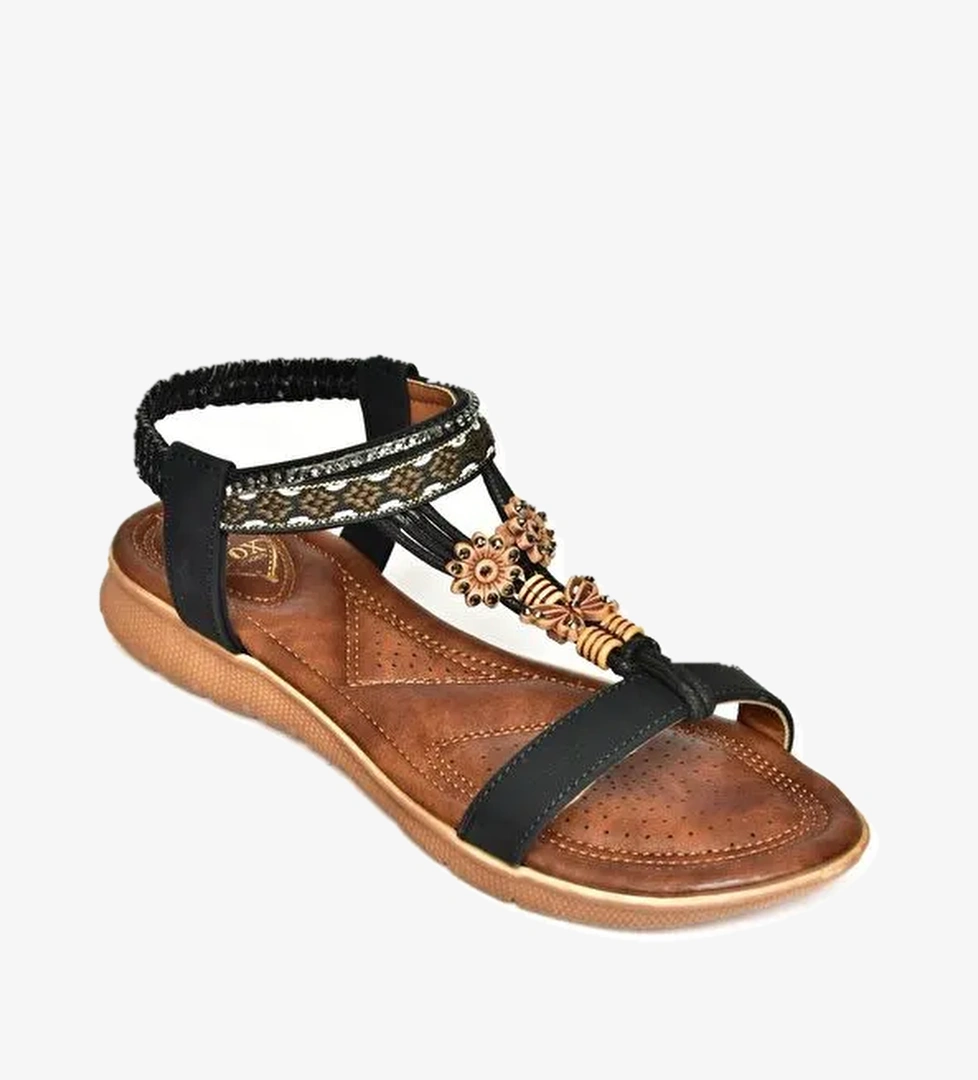 S2580152 Siyah Kadın Sandalet