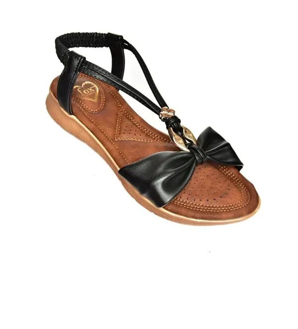 S2580135 Siyah Kadın Sandalet - Görsel 1