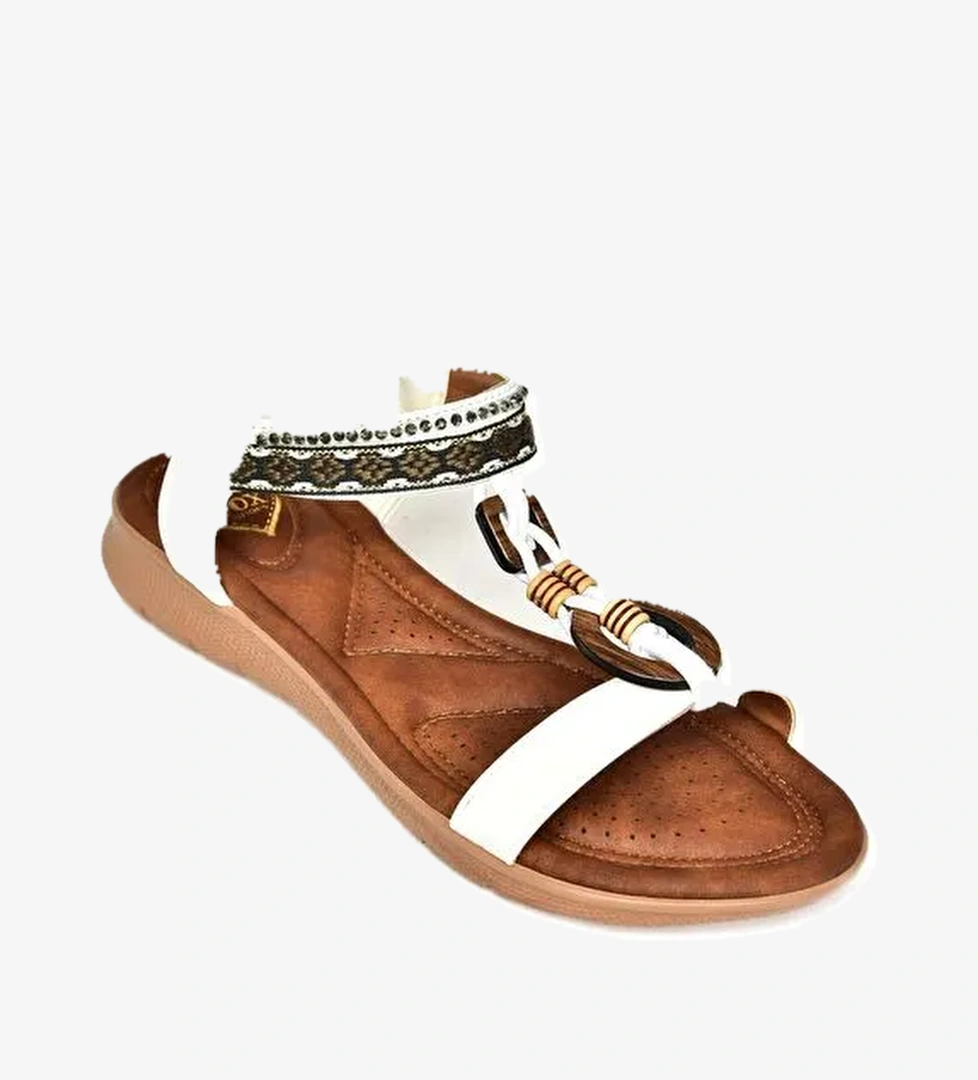 S2580168 Beyaz Kadın Sandalet