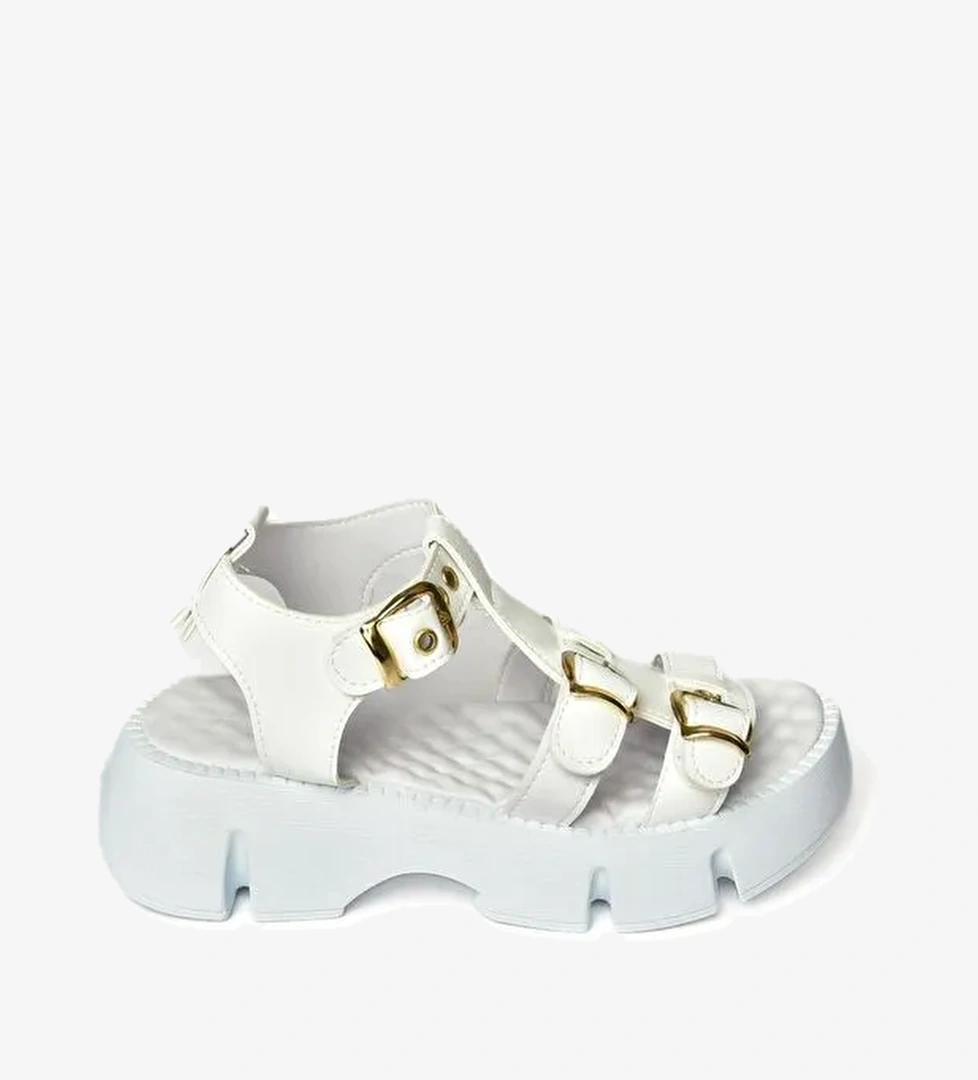 S9739662 Beyaz Kadın Sandalet