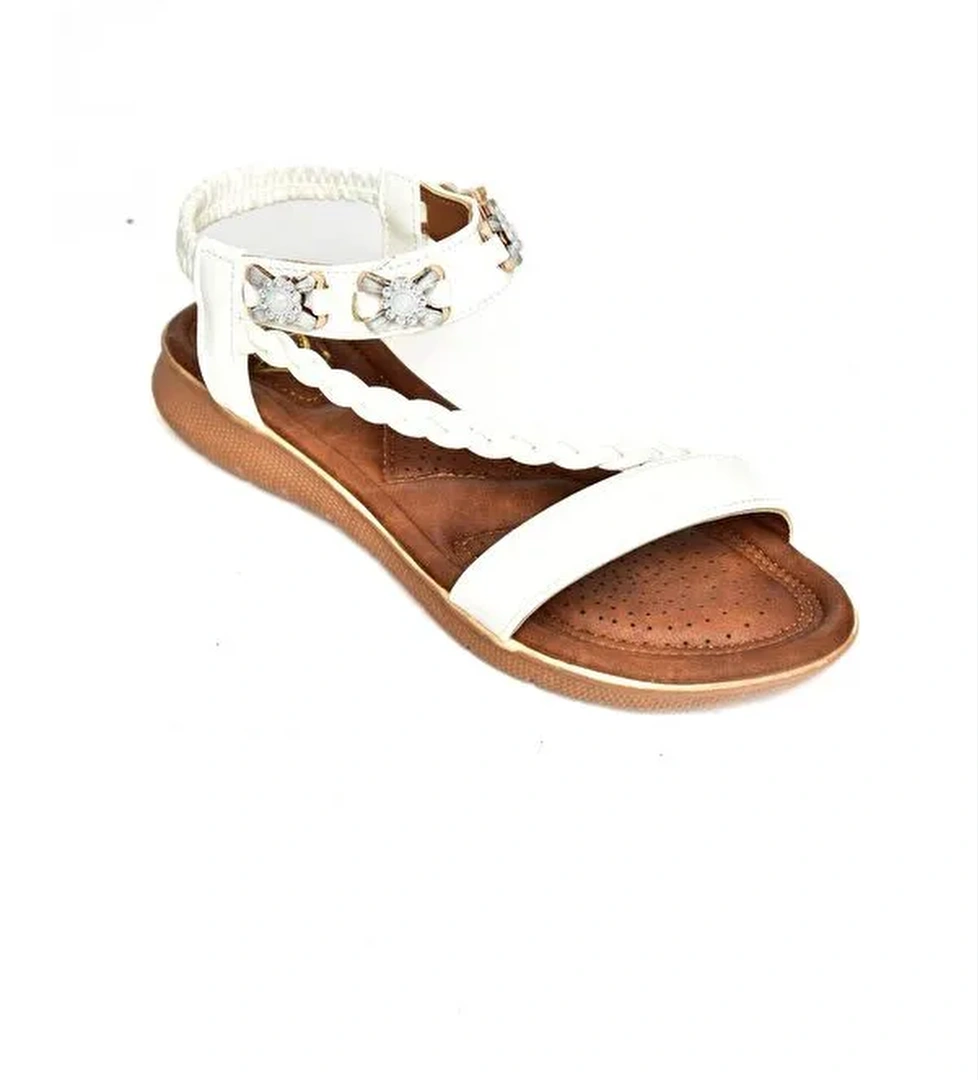 S2580134 Beyaz Kadın Sandalet