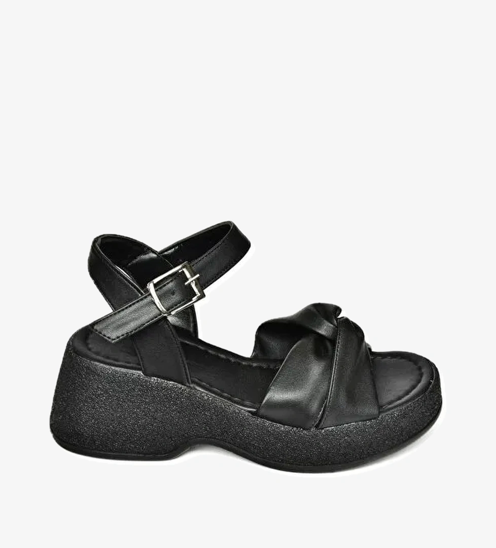 S9960460 Siyah Kadın Sandalet