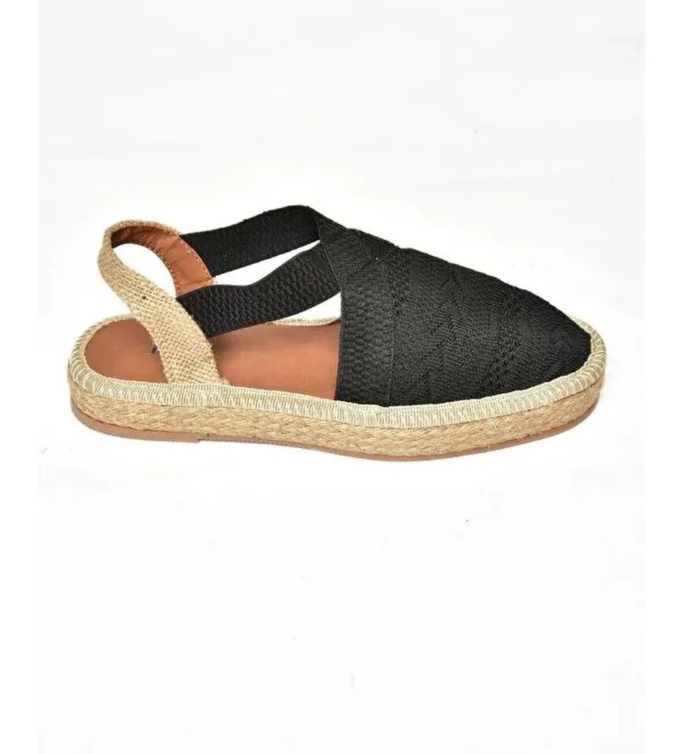 S4040101 Siyah Kadın Sandalet - Görsel 1