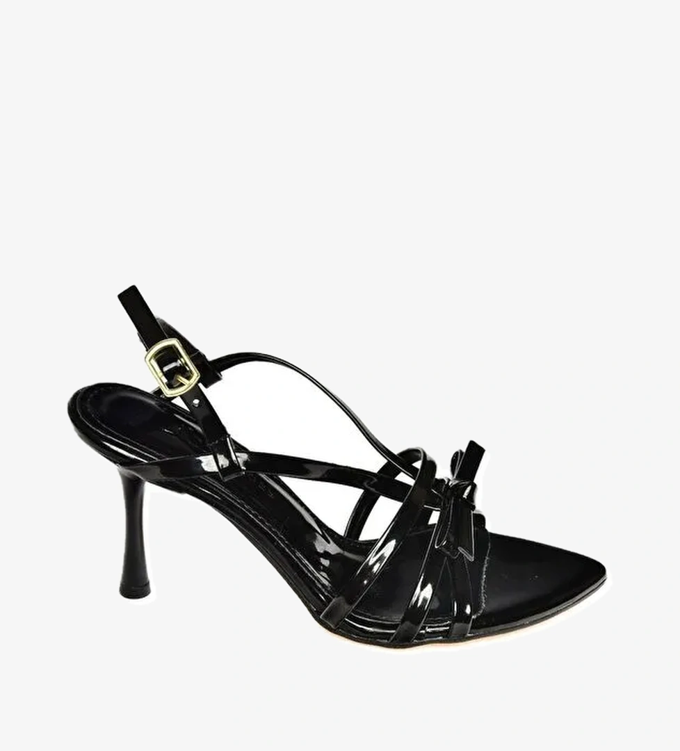 S5183034 Siyah Kadın Topuklu Ayakkabı - Görsel 1