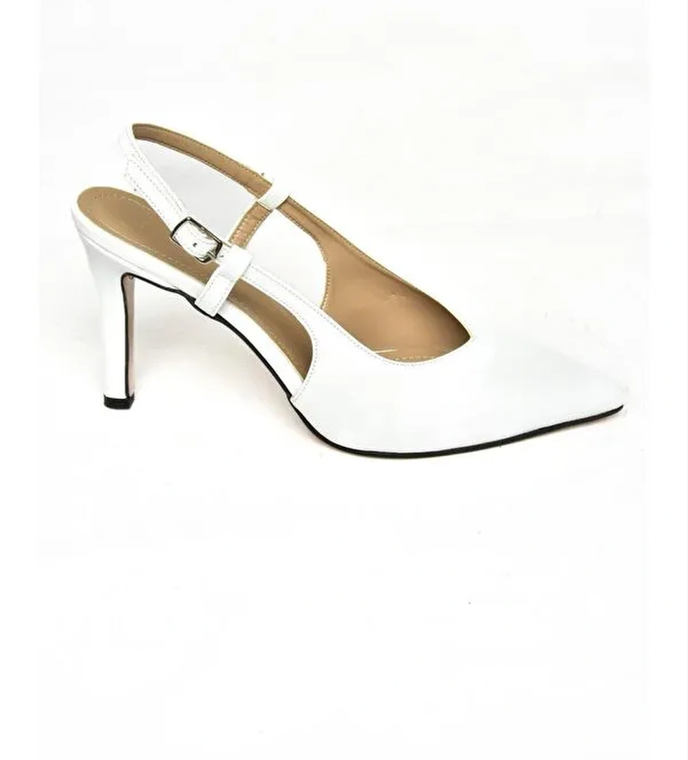 Fox Shoes S4044109 Beyaz Kadın Topuklu Ayakkabı model görseli