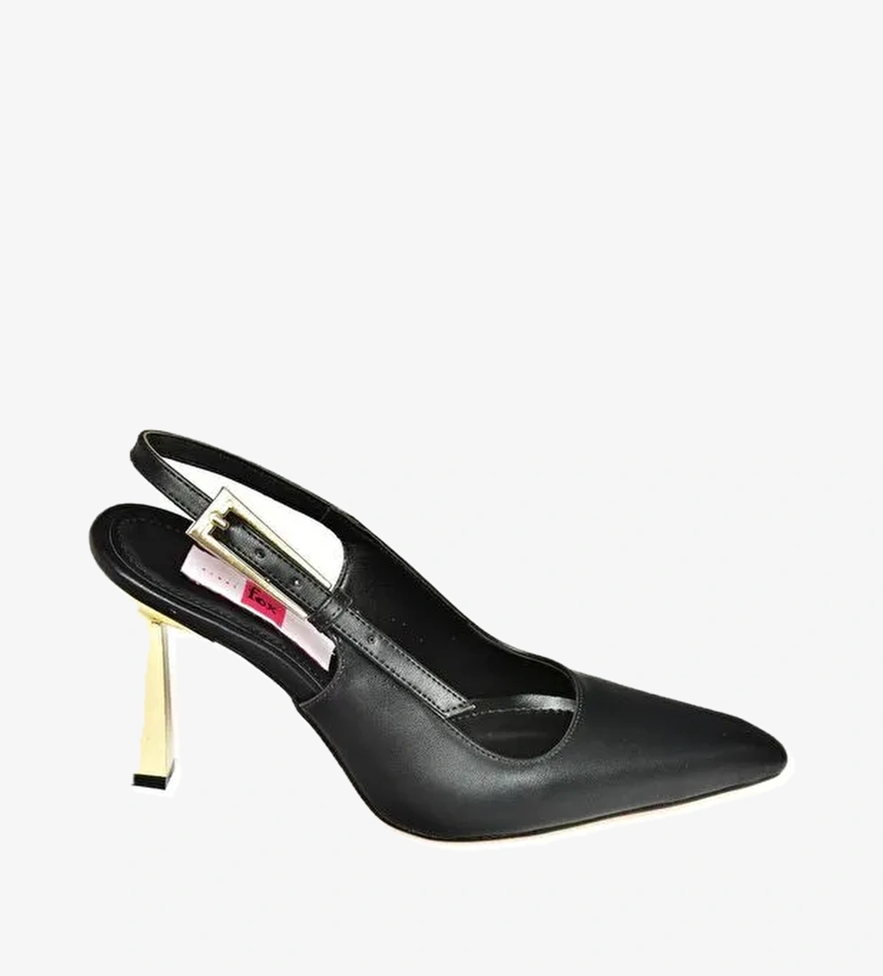 S7520987 Siyah Kadın Topuklu Ayakkabı