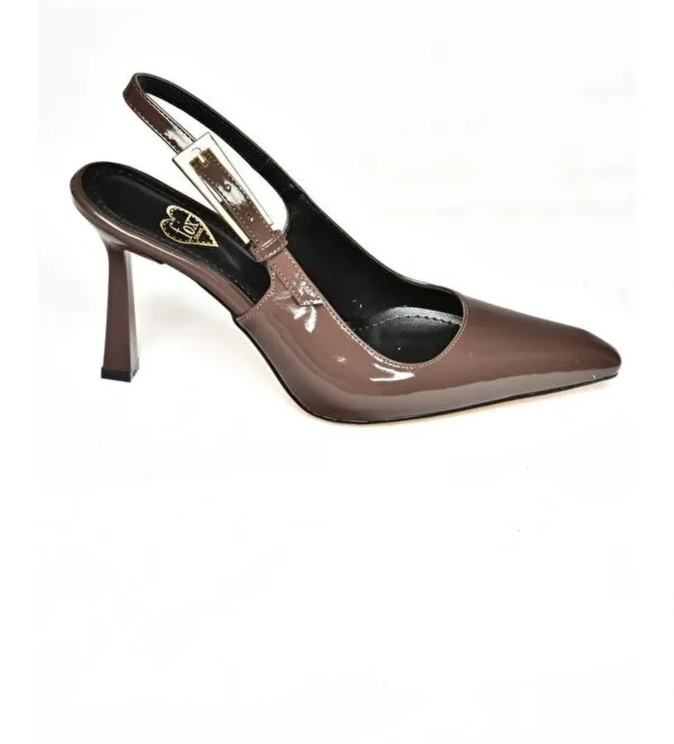 S7520849 Kahverengi Kadın Topuklu Ayakkabı