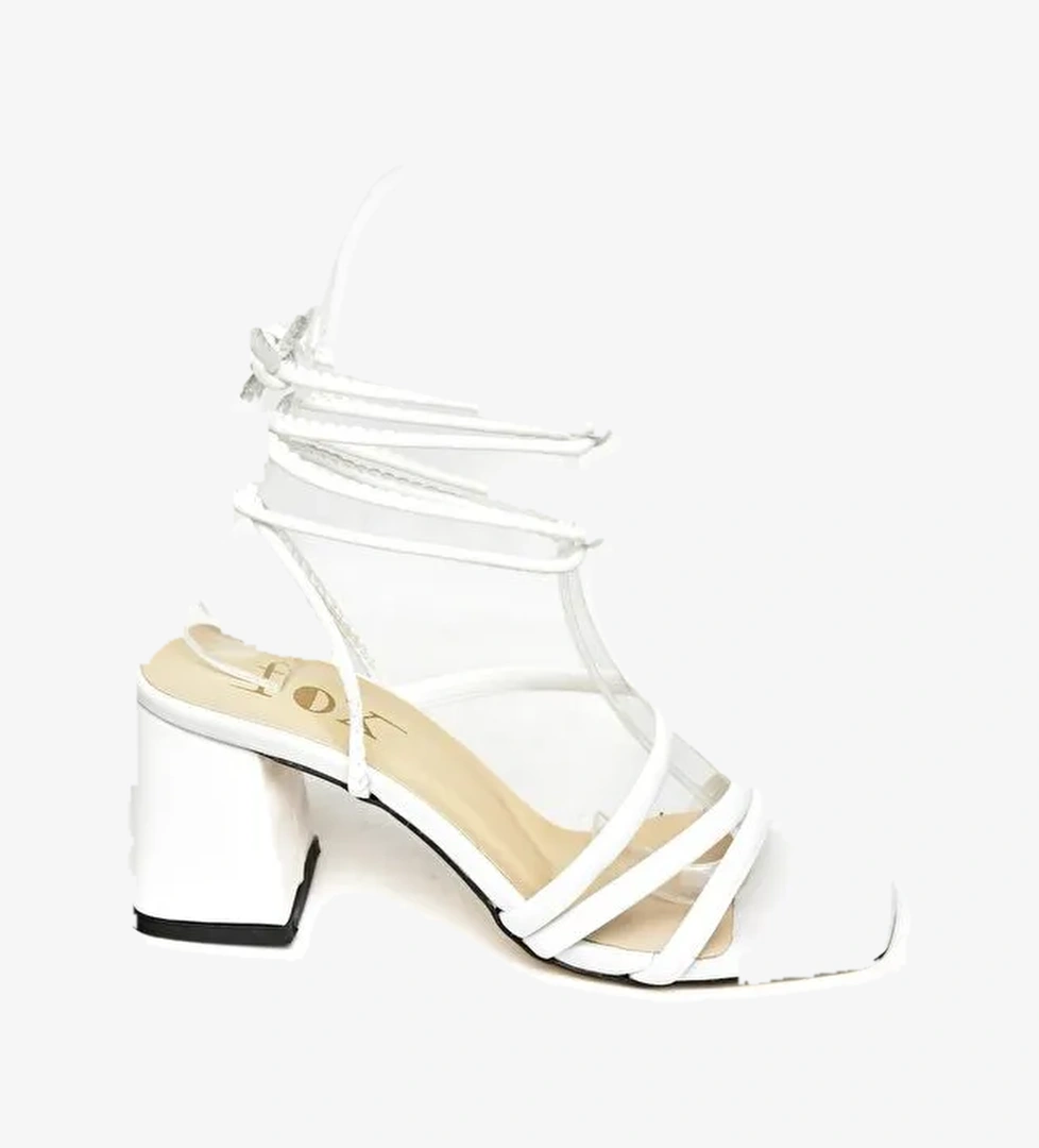 S3696830 Beyaz Kadın Topuklu Ayakkabı