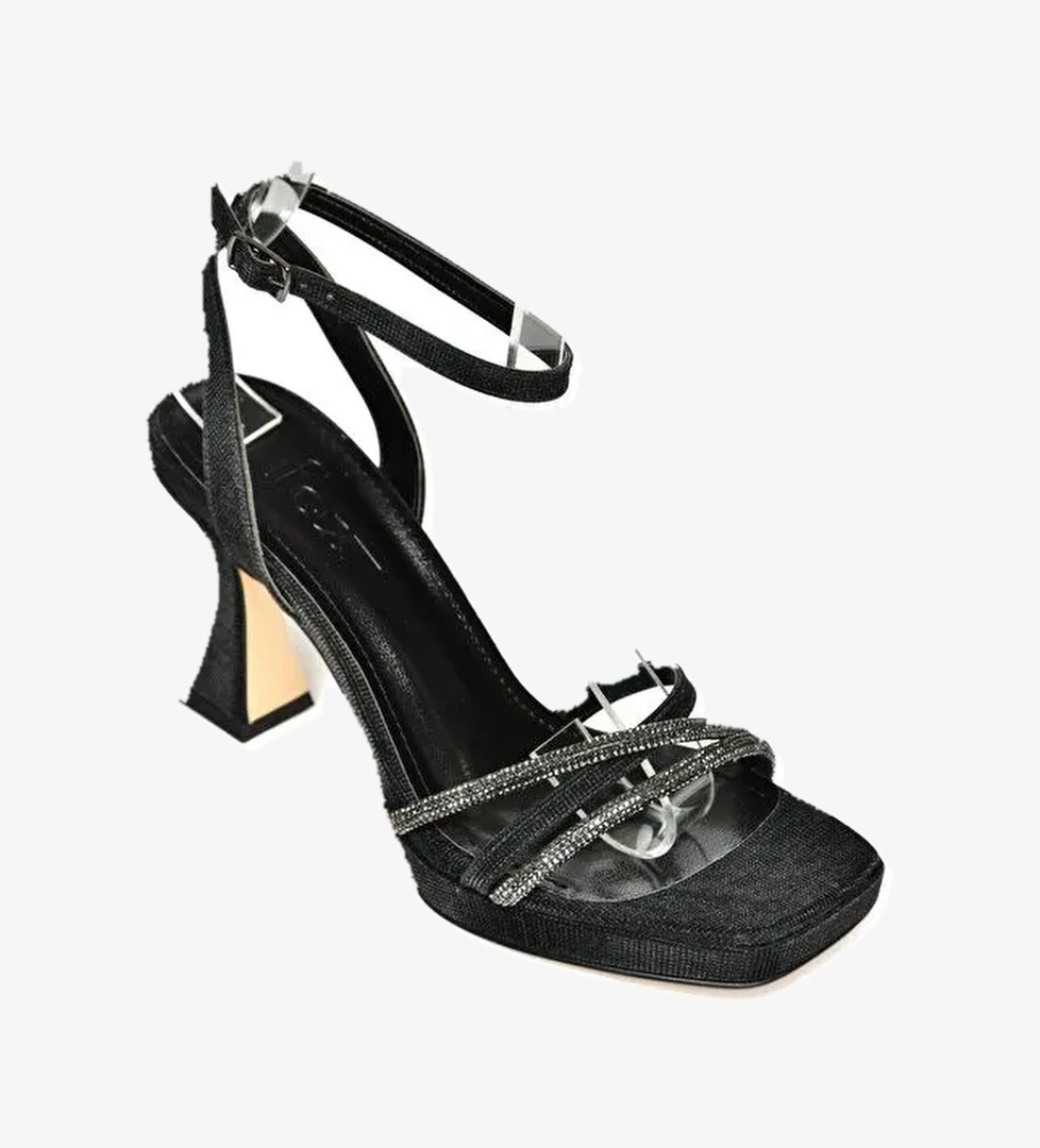 S5693125 Siyah Kadın Topuklu Ayakkabı - Görsel 1