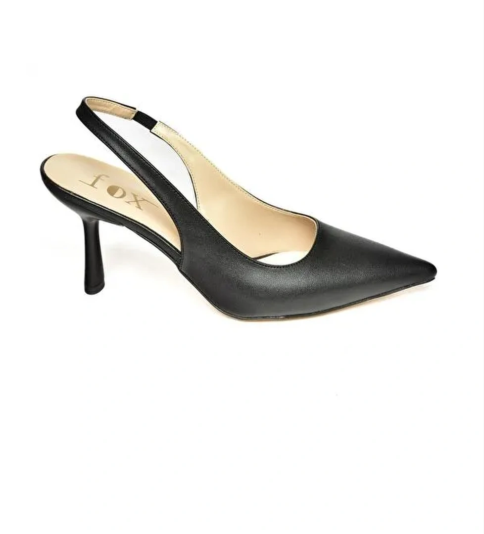 S3697482 Siyah Kadın Topuklu Ayakkabı - Görsel 1