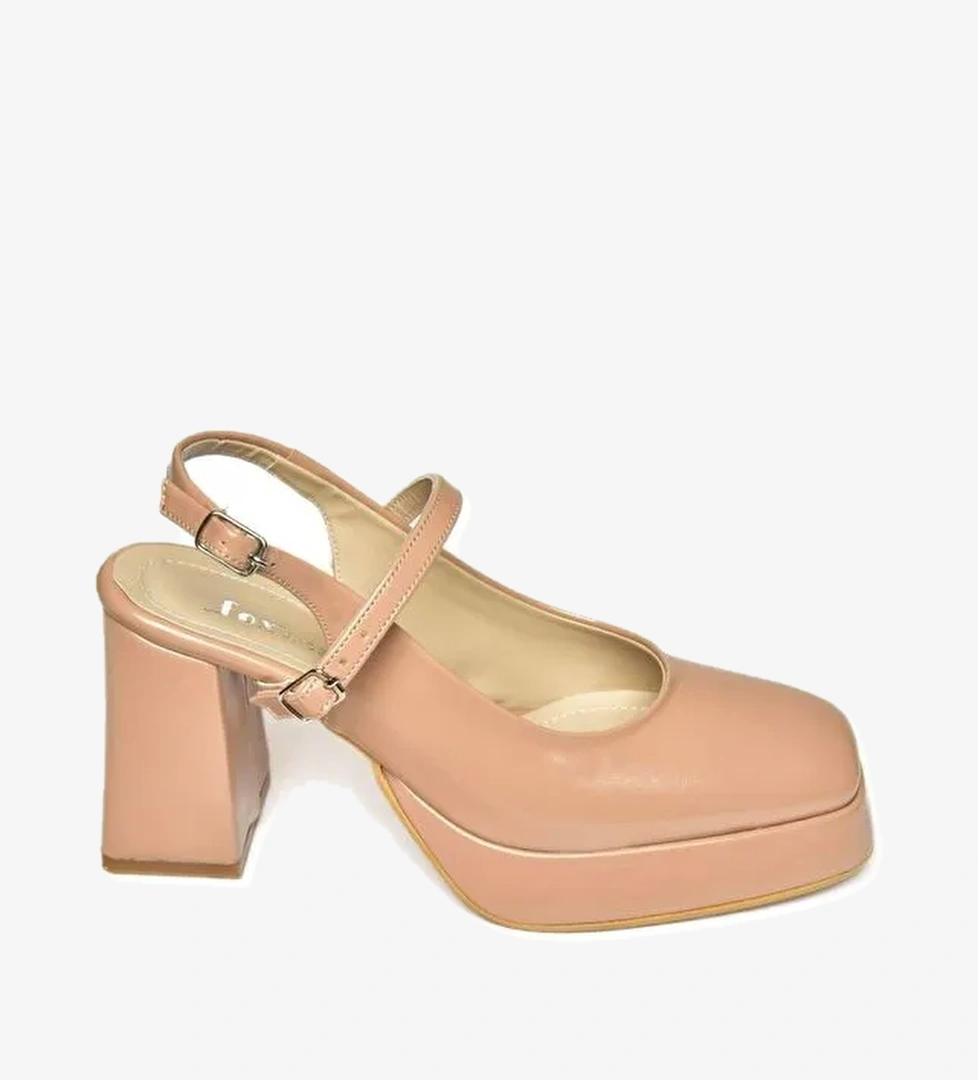 S2820309 Ten Kadın Topuklu Ayakkabı - Görsel 1