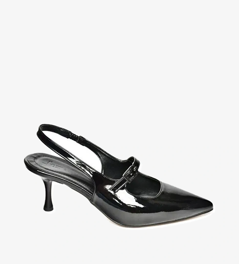 S4042006 Siyah Kadın Topuklu Ayakkabı