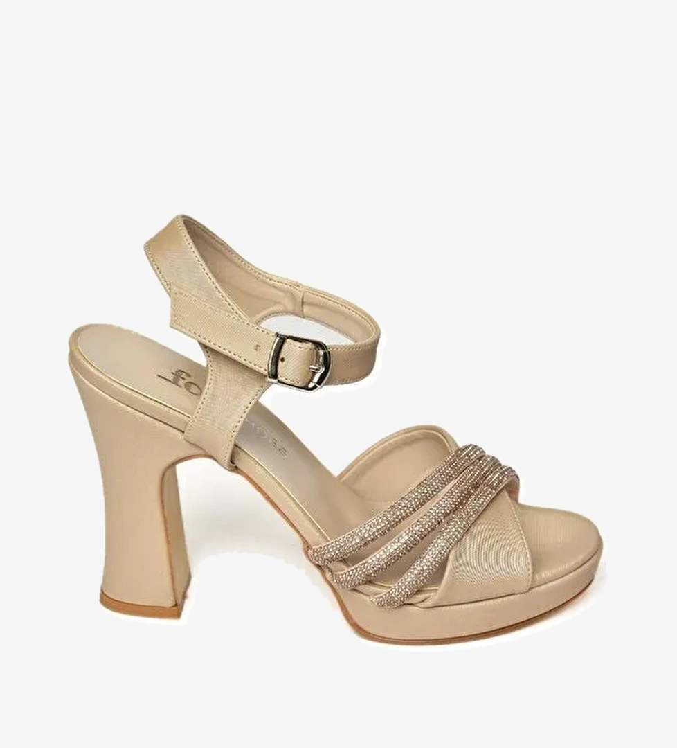 S2465755 Ten Kadın Topuklu Ayakkabı - Görsel 1