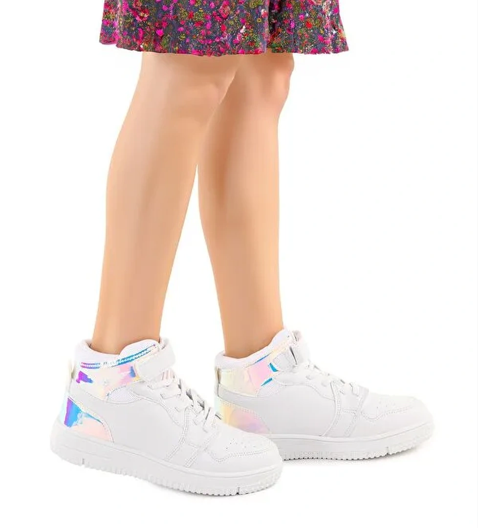 Kiko Kids Hayka Hologram Cırtlı Kız Çocuk Spor Ayakkabı model görseli