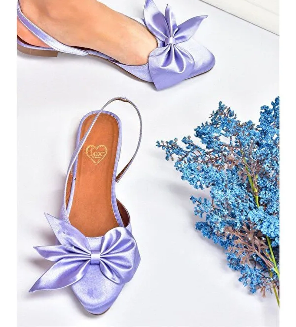 Fox Shoes Siyah Fox Shoes Babet H726809004 Kadın