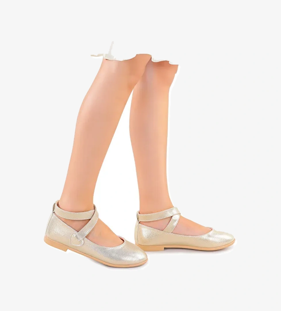 Vette Vakko Cırtlı Kız Bebek Babet Ayakkabı