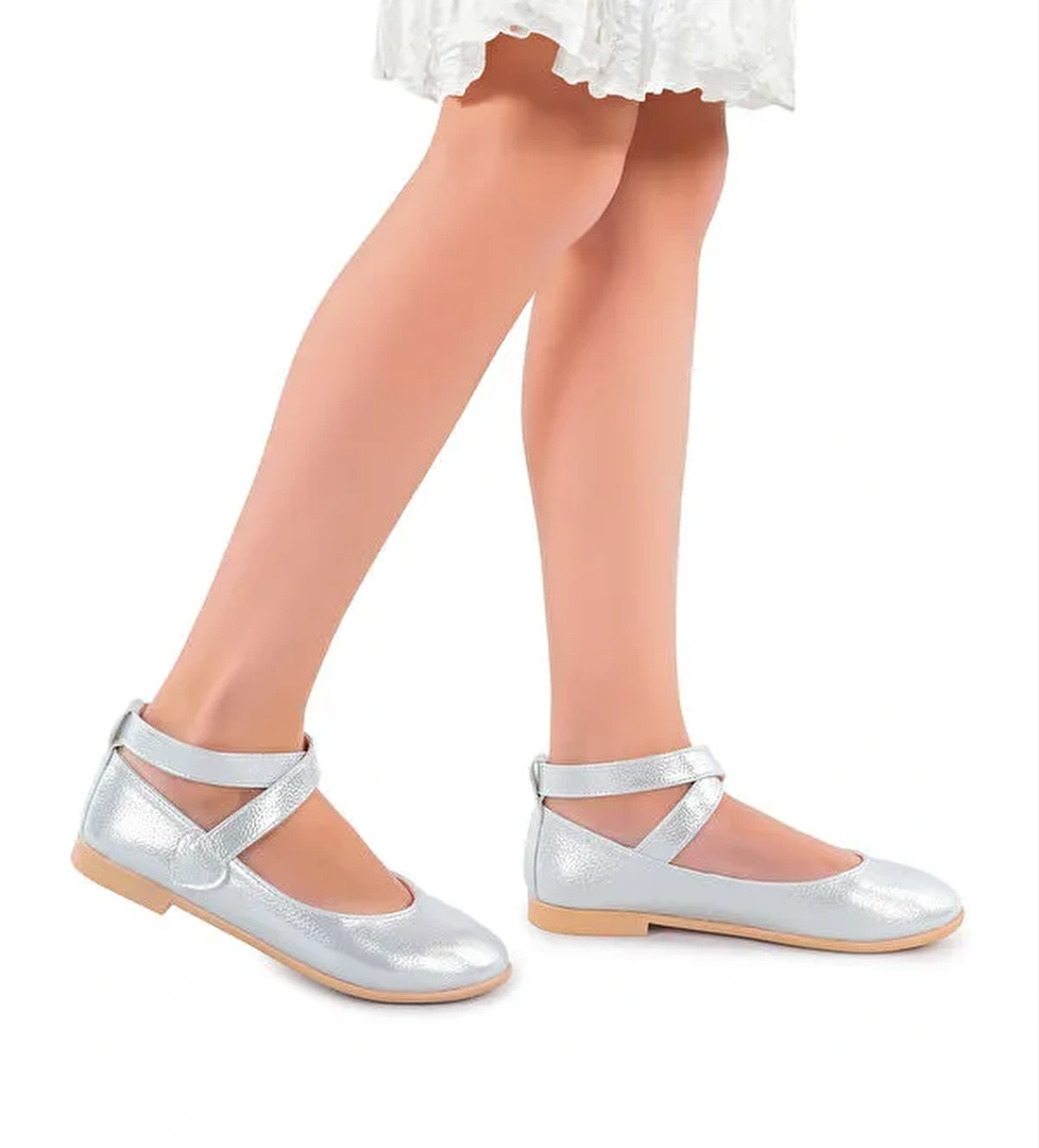 Vette Vakko Cırtlı Kız Bebek Babet Ayakkabı