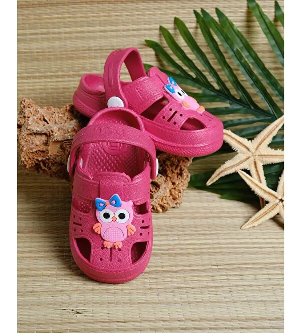 Birdy Ortopedik Kaydırmaz Tabanlı Kuş Figürlü Çocuk Sandalet Terlik - Görsel 1