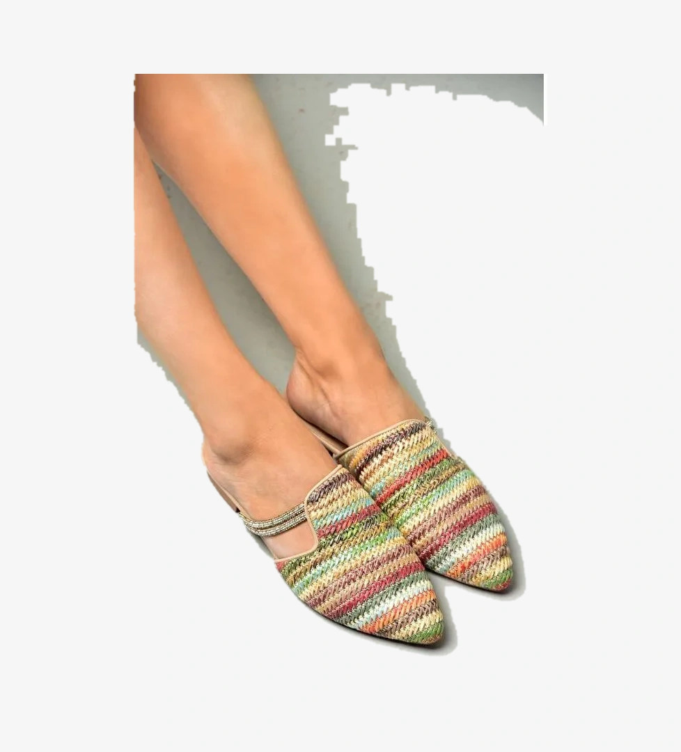 P8200314 Renkli Kadın Terlik