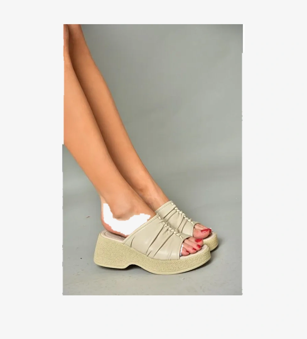 S9964430 Bej Kadın Terlik