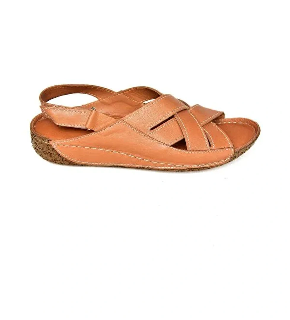 P5550123 Taba Kadın Sandalet