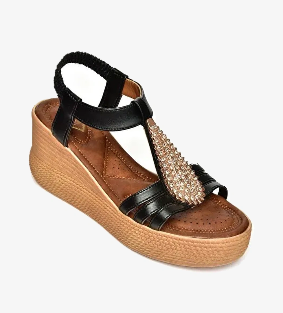 S2581610 Siyah Kadın Sandalet