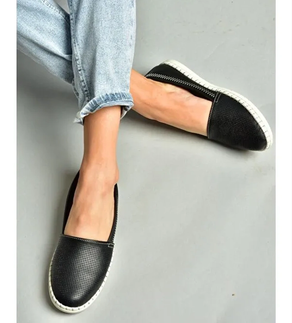 P5550315 Siyah Kadın Ayakkabı - Görsel 1