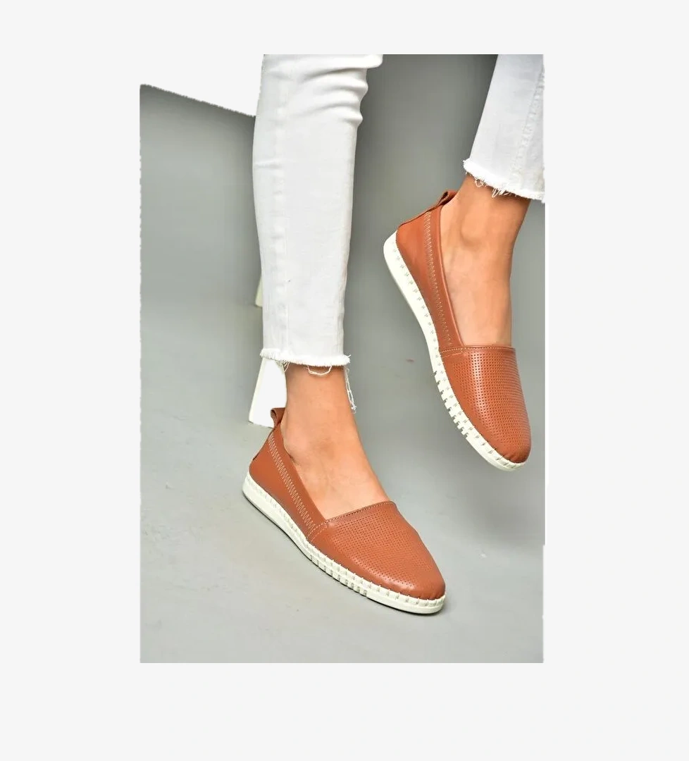 P5550315 Taba Kadın Ayakkabı