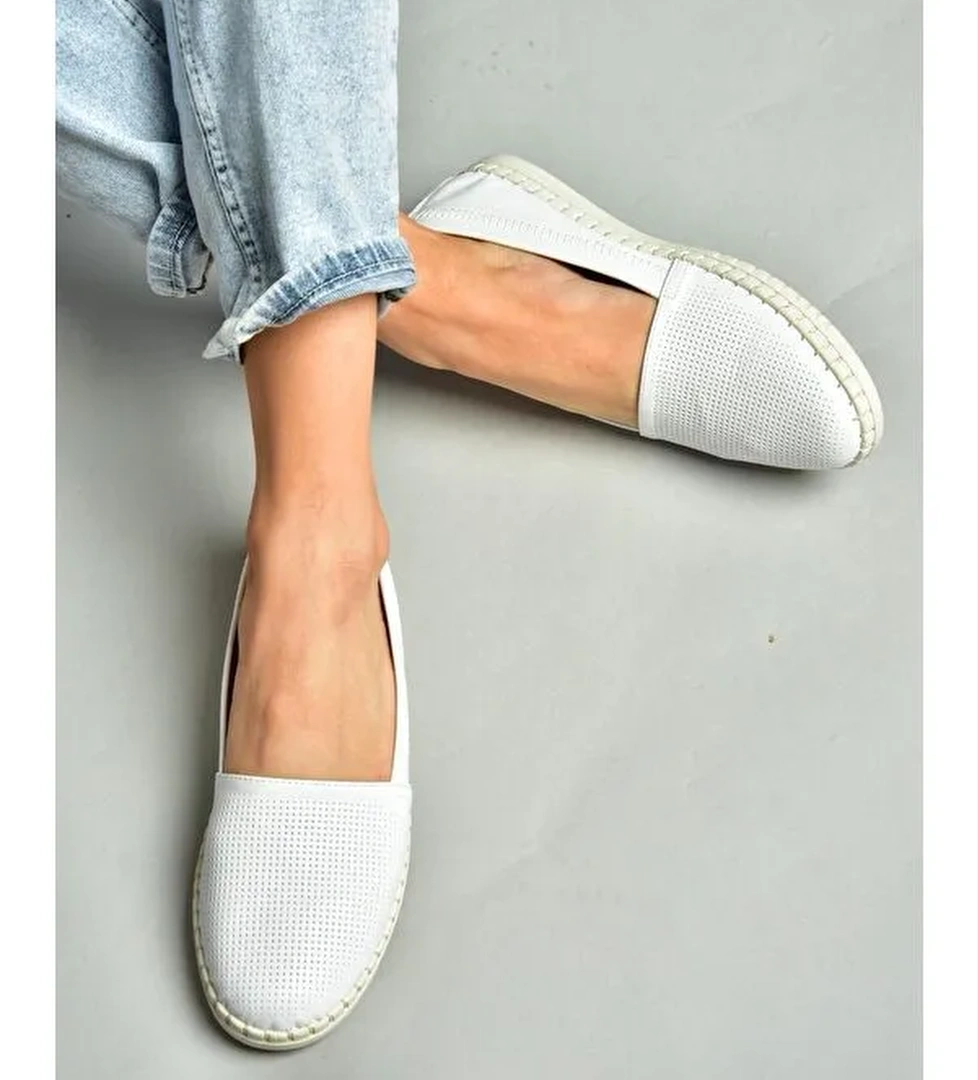 P5550315 Beyaz Kadın Ayakkabı