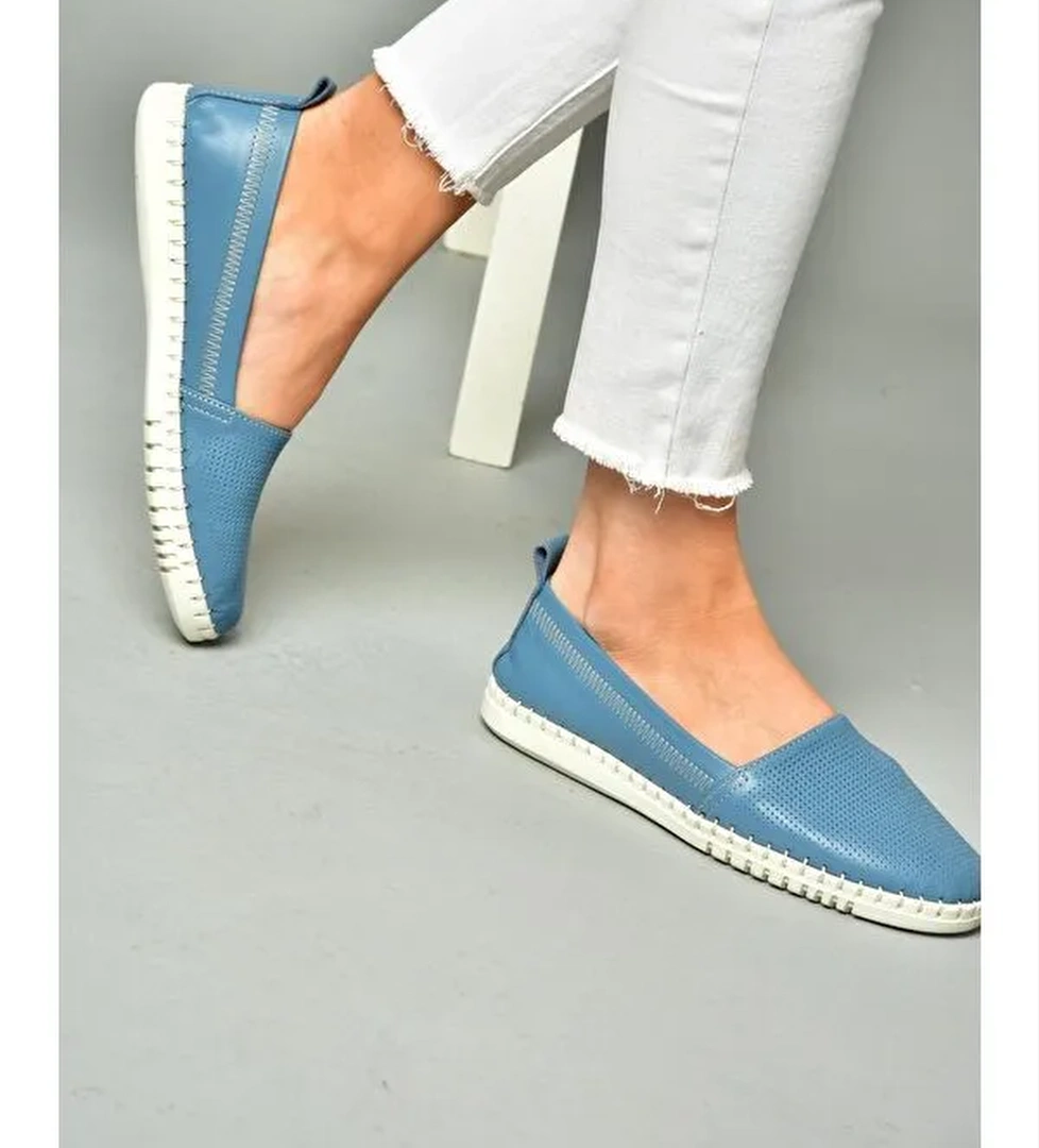 P5550315 Mavi Kadın Ayakkabı