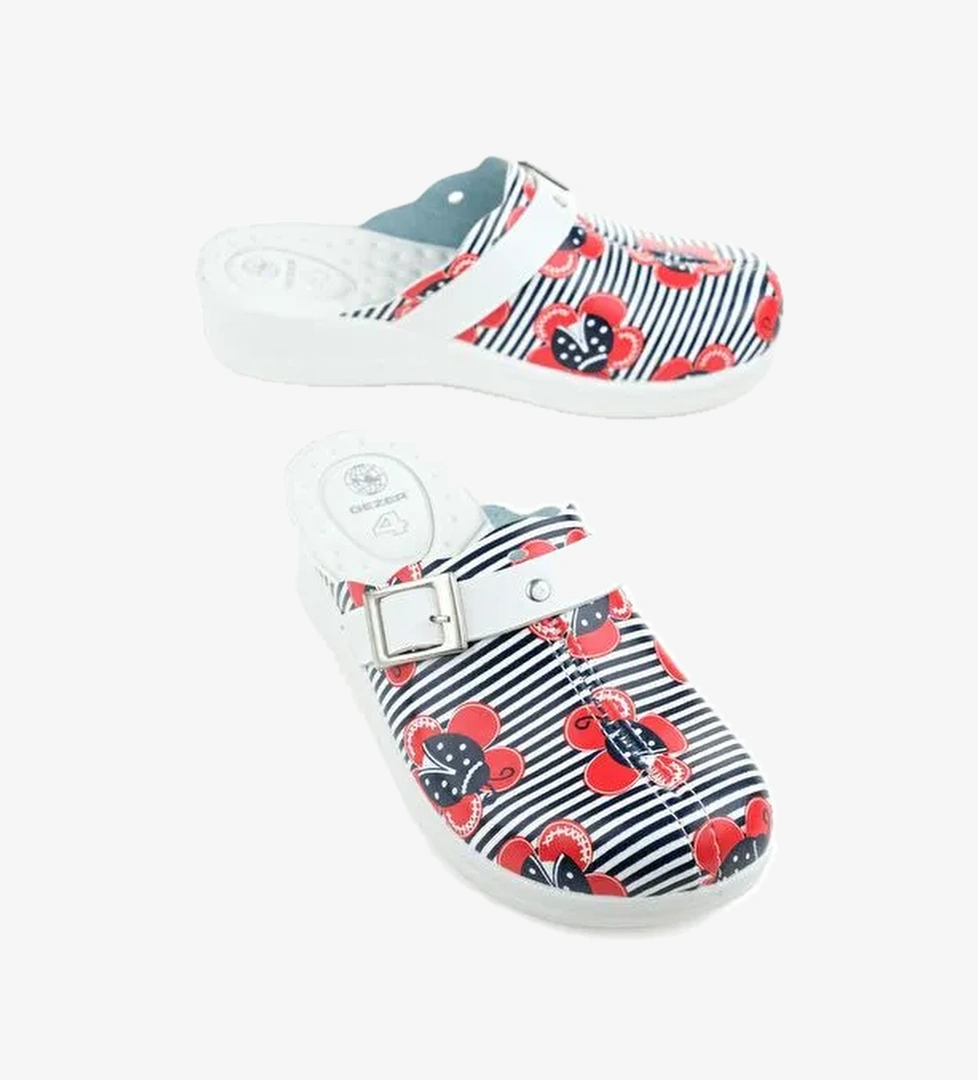 Dört Mevsim Kadın Comfort Taban Sabo Terlik - Görsel 1