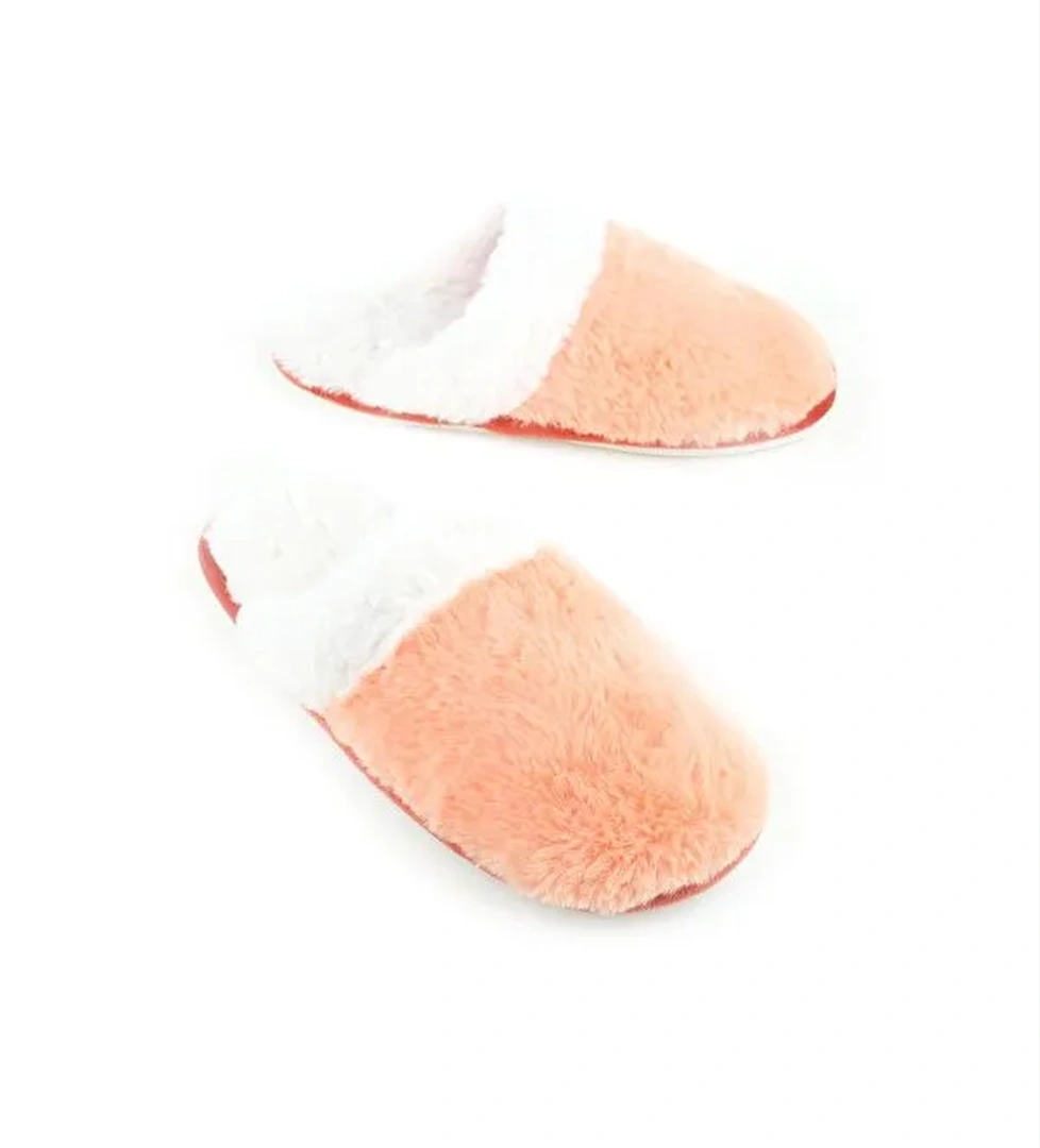 Kışlık Ev İçi Pelüşlü Kadın Terlik - Görsel 1