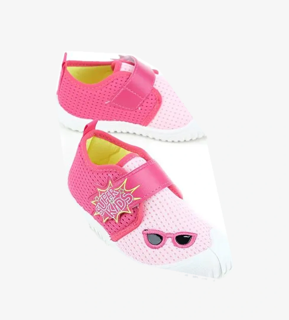 Gezer Yazlık Keten Kız Çocuk Ayarlanabilir Ayakkabı model görseli