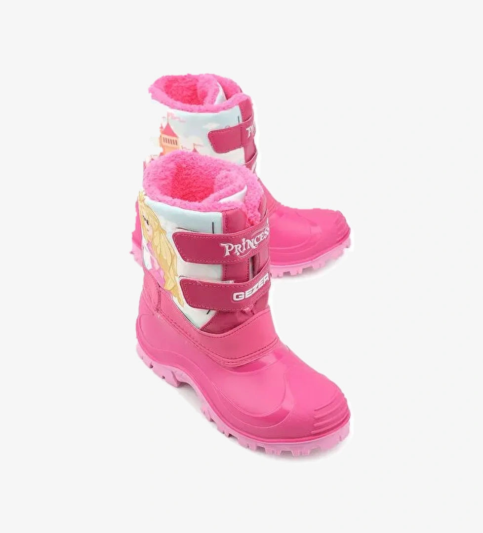 Gezer Kışlık Kız Çocuk İçi Sıcak Astarlı Prenses Kar Bot Çizme model görseli
