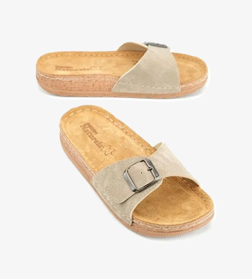 Yazlık Kadın Tokalı Terlik - Görsel 1