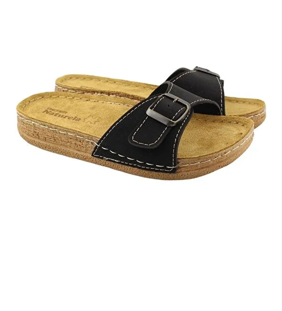 Yazlık Kadın Tokalı Terlik