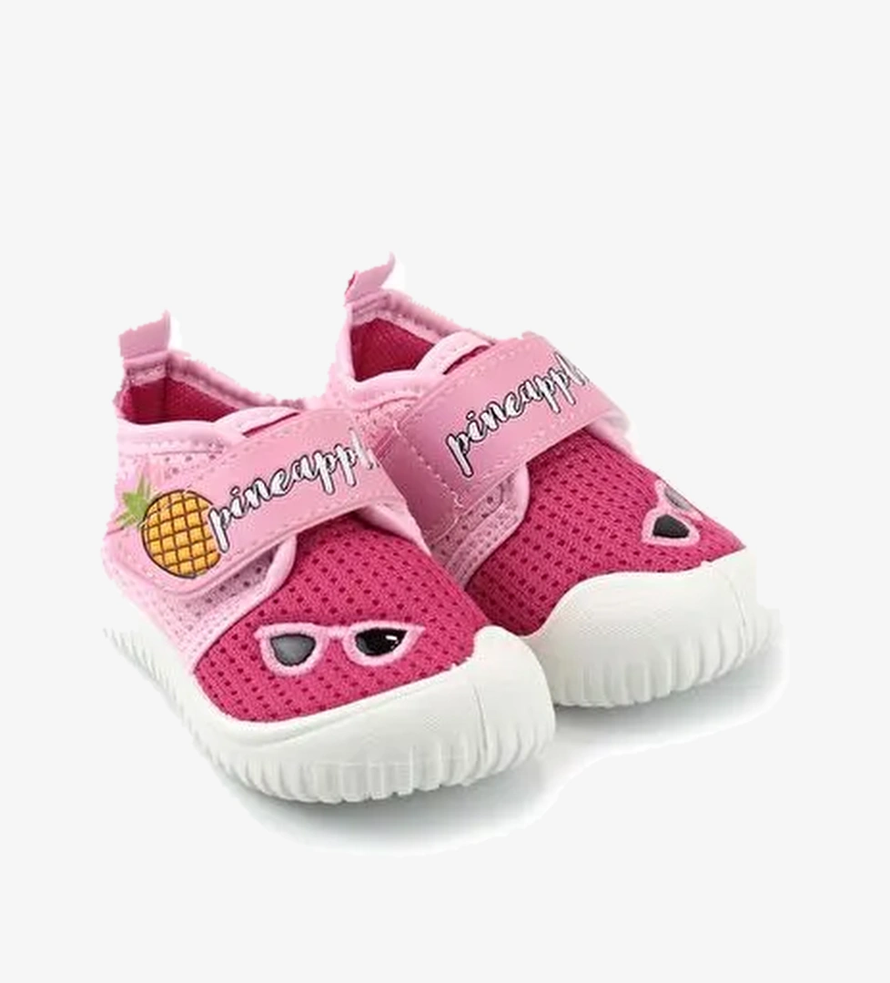 Yazlık Keten Bebe Kız Ayakkabı - Görsel 1