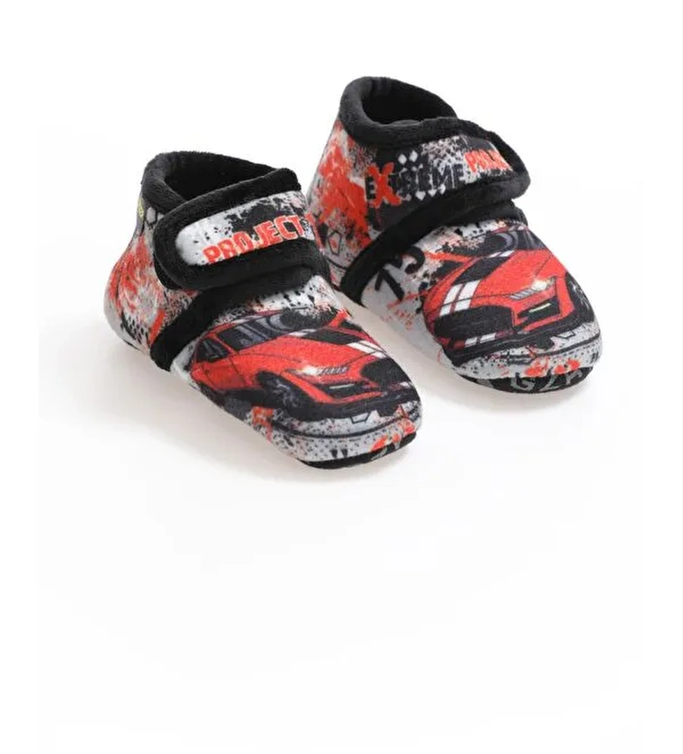 Kışlık Erkek Bebe Ev İçi Bot Ayakkabı - Görsel 1