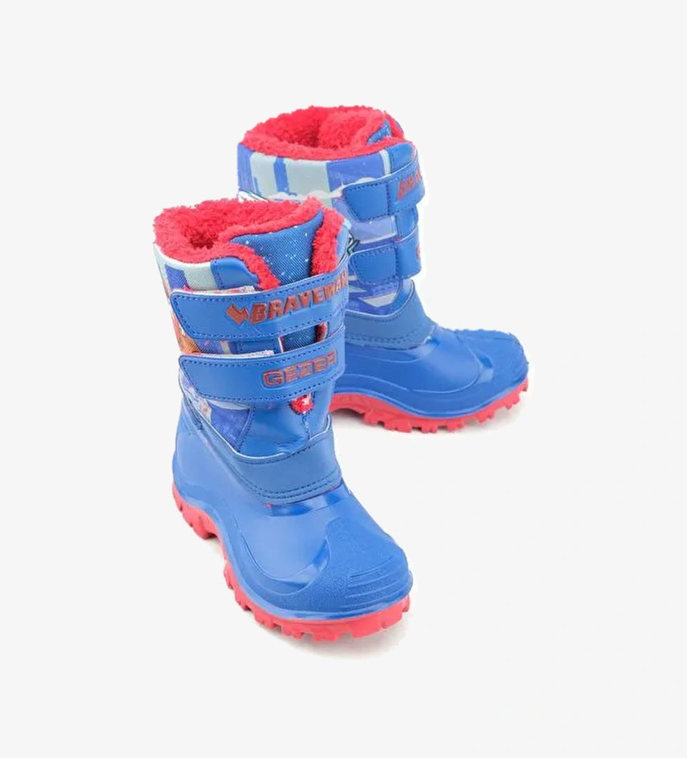 Kışlık Erkek Çocuk İçi Pelüşlü Cırt Cırtlı Ayarlanabilir Su Geçirmez Braveman Kar Bot Çizme - Görsel 1