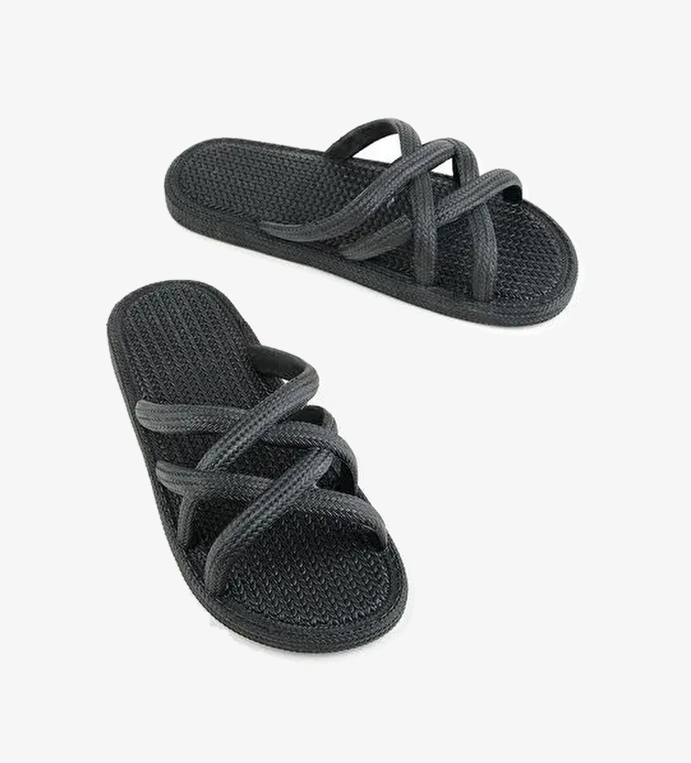 Yazlık Kaydırmaz Taban Kadın Terlik