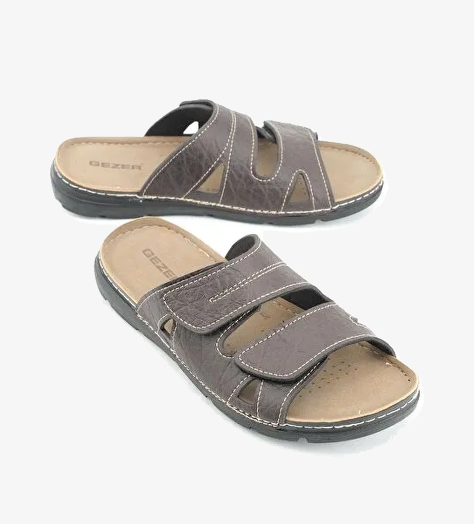 Yazlık Cırt Cırtlı Ayarlanabilir Rahat Taban Erkek Terlik