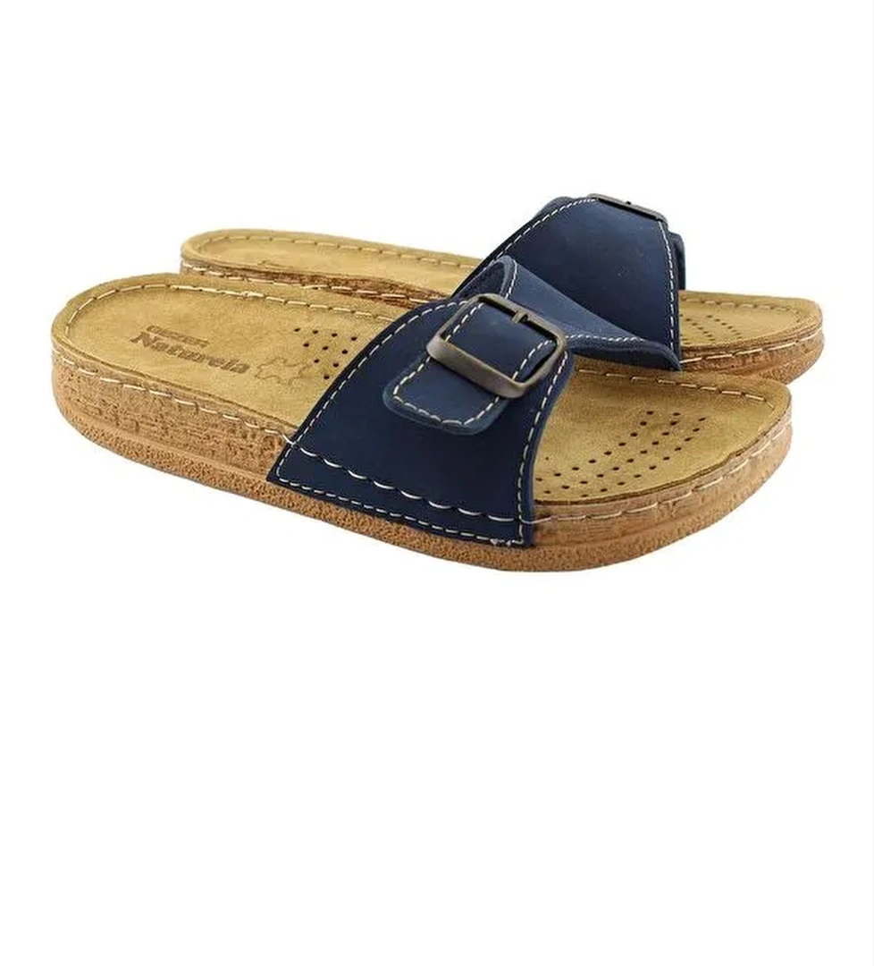 Yazlık Kadın Tokalı Terlik