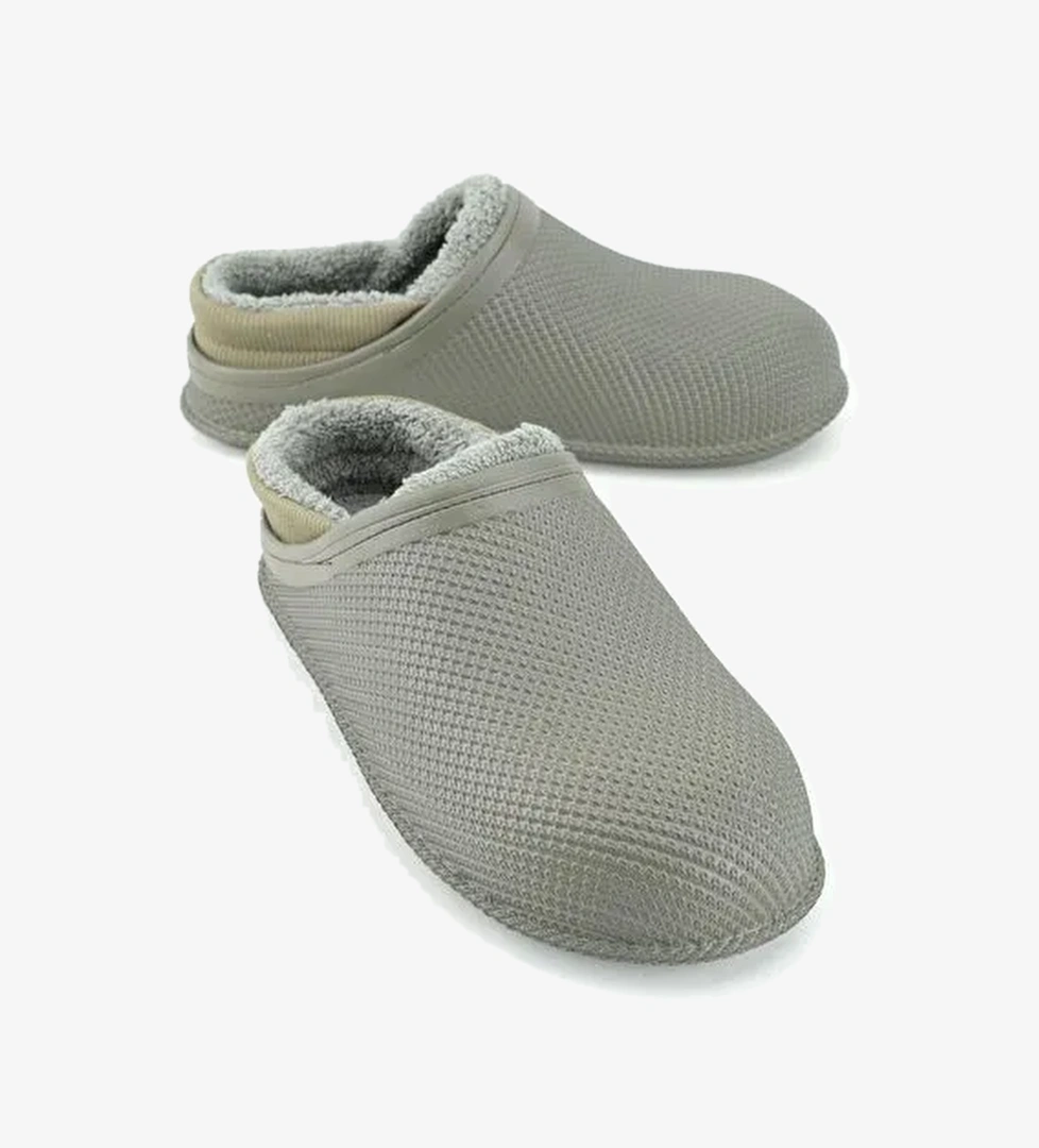 Erkek Kışlık Eva İçi Pelüşlü Sessiz Taban Ev Bahçe Terlik