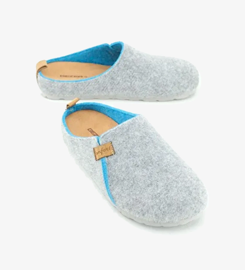 Kışlık Keçe Comfort Taban Kadın Ev Bahçe Terlik - Görsel 1