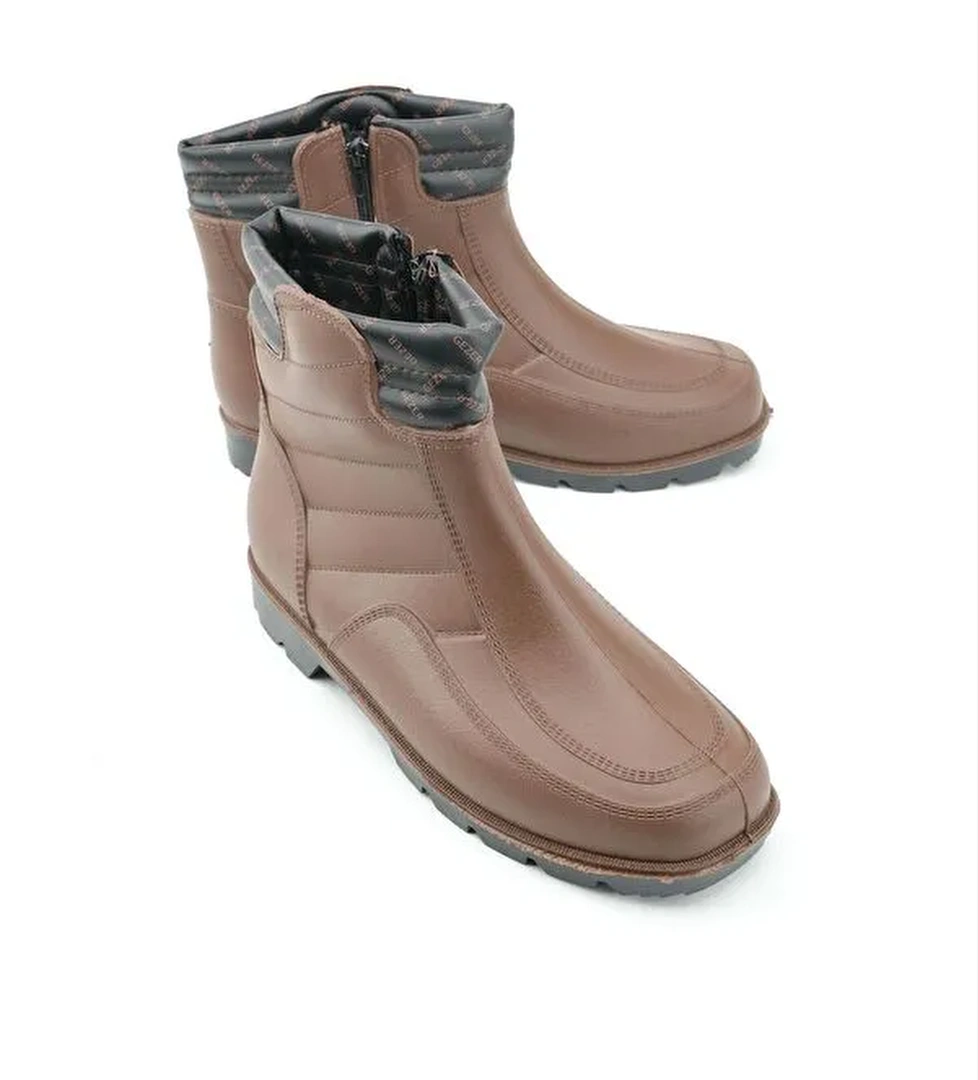 Gezer Kışlık Erkek Fermuarlı İçi Sıcak Astarlı Kar Bot Çizme model görseli
