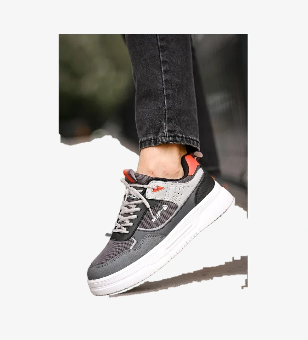 Mj 2282 Bağcıklı Kalın Taban Erkek Sneaker